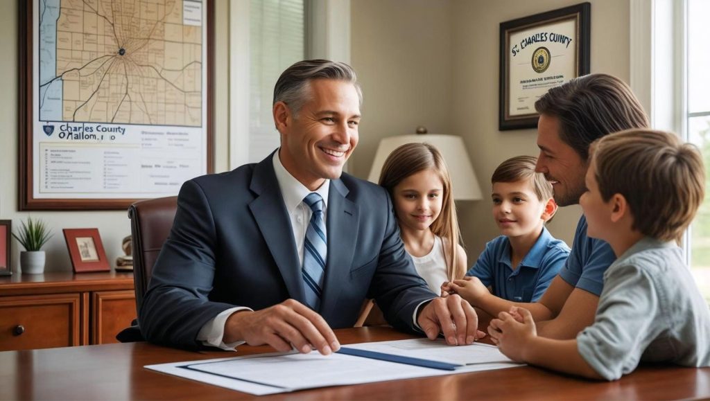 Local insurance agent in O’Fallon Missouri helping family with coverage options