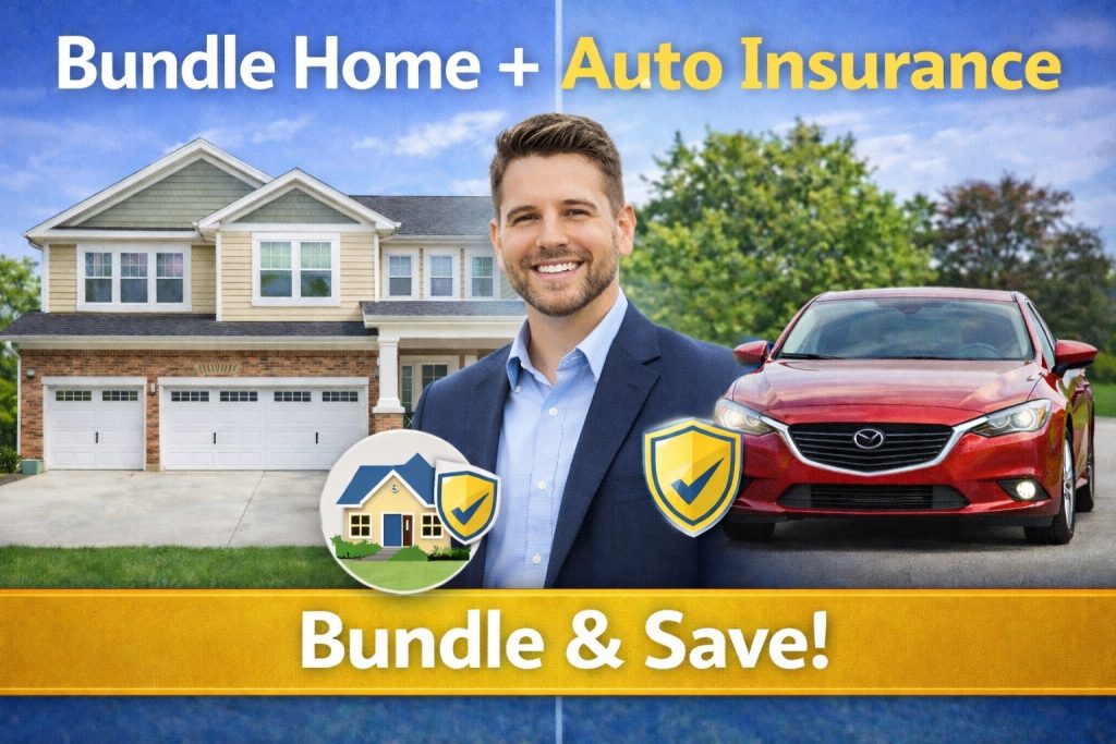Bundle home and auto insurance for savings.